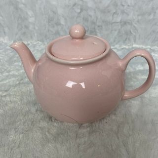 Pristine Pottery Earthenware Vintage Pink Tea Pot Made In England