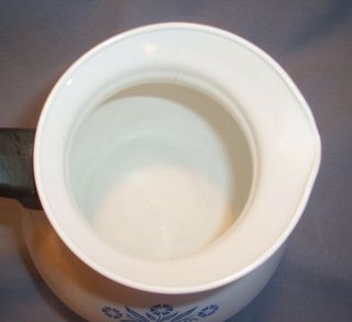 Corelle CORNING WARE Blue CORNFLOWER 2 Qt 8 Cup Coffee TEAPOT Kettle Pitcher Lid 5