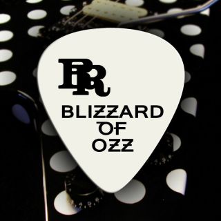 Set Of 4 Randy Rhoads Logo Signature 1980 - 1981 Blizzard Tour Guitar Picks