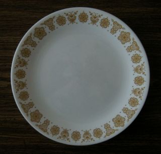 Corelle Butterfly Gold Dinner Plates 10 1/4 " Set Of Six
