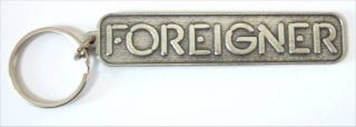 Foreigner Classic Logo 2002 Metal Key Chain Official Licensed Band Merch