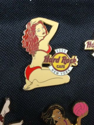 Hard Rock Cafe York Bikini Girl Pin