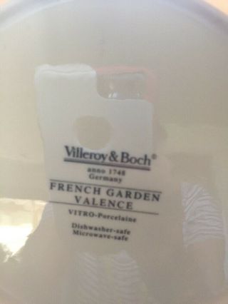SET OF 4 VILLEROY&BOCH FRENCH GARDEN VALENCE 8 