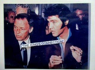 Photo Of Elvis Again On Rare Polaroid Film - Elvis & Frank Sinatra