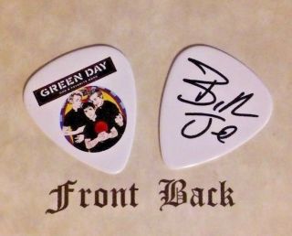 Green Day Band Logo Signature Billy Joe Guitar Pick (q)