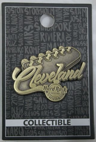 Hard Rock Guitar Headstock Cleveland / Northfield Ohio Pin