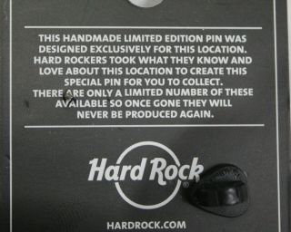 HARD ROCK GUITAR HEADSTOCK CLEVELAND / NORTHFIELD OHIO PIN 3
