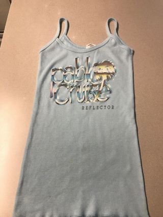 Vtg 1981 Pablo Cruise Reflector Small Tank Top Spaghetti Strap Concert Shirt