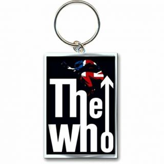 The Who Leap Logo Metal Keyring Keychain - Rock Music Gifts