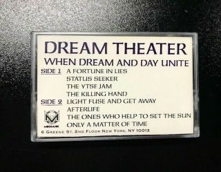 Dream Theater When Dream And Day Unite Mechanic Records Radio Press Advanc Tape