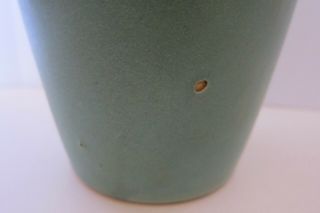 Arts and Crafts era classic matte green vase unmarked possibly Brush McCoy 6