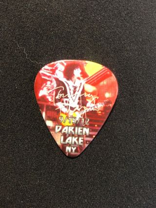 KISS Tour Guitar Pick LIVE Icon Tommy Thayer Rock Band 9/12/12 Cuyahoga Ohio 4