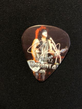 KISS Tour Guitar Pick LIVE Icon Tommy Thayer Rock Band 9/12/12 Cuyahoga Ohio 5