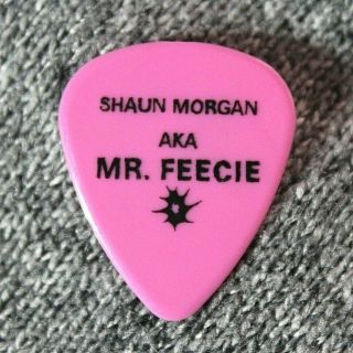 SEETHER // Shaun Morgan 2015 Concert Tour Guitar Pick // PINK AKA MR.  FEECIE 2