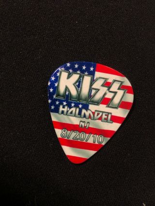 KISS Hottest Earth Tour Guitar Pick Tommy Thayer Mexico City 10/1/10 Signed Wow 3