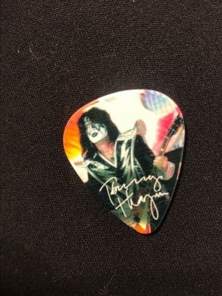 KISS Hottest Earth Tour Guitar Pick Tommy Thayer Mexico City 10/1/10 Signed Wow 5