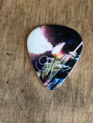 KISS Hottest Earth Tour Guitar Pick Gene Simmons Springfield IL 7/18/11 Signed 4