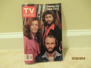 Bee Gees Tv Guide November 1979 Barry Robin Maurice Gibb Color Photo Cover L@@k