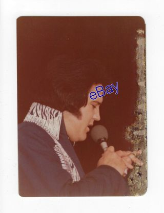 Elvis Presley Kodak Concert Photo - Norfolk,  Va 1975 - Jim Curtin Rare