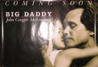 John Mellencamp Big Daddy,  Polygram Promotional Poster,  1989,  18x26