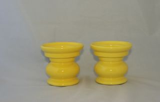 Royal Haeger Candlestick Holders With Candles Set Of 2 Vintage 60 ' s 2