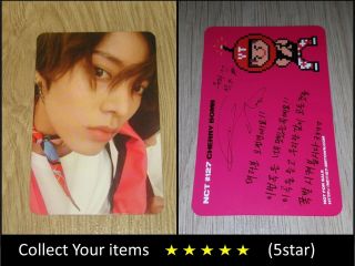 Nct 127 3rd Mini Album Cherry Bomb Yuta Official Photo Card