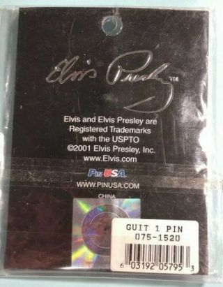 ELVIS PRESLEY Guitar - Signature Product Pin 3