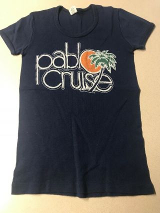 Vtg Vintage 1976 Pablo Cruise Small Babydoll Baby Doll Woman Concert Shirt