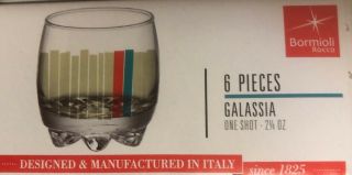 Bormioli Rocco Galassia Shot Glasses,  Set Of (6),