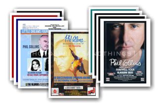 Phil Collins - 10 Promotional Posters - Collectable Postcard Set 2