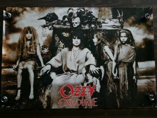 Vintage Ozzy Osbourne Poster,  No Rest For The Wicked