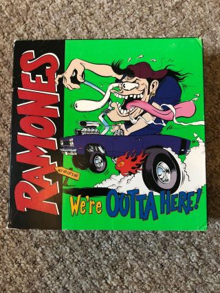 Ramones We’re Outta Here Cd & Vhs Box Set