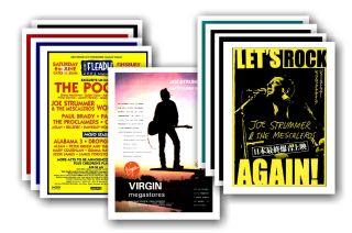 Joe Strummer - Clash - 10 Promotional Posters - Collectable Postcard Set 1