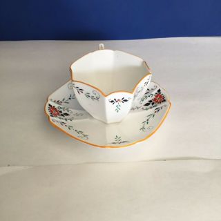 Shelley Art Deco Cup And Saucer,  723404