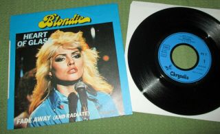 Blondie Heart Of Glass France Unique Sleeve 7 " 45 11:59 French 6172 676 Ex,