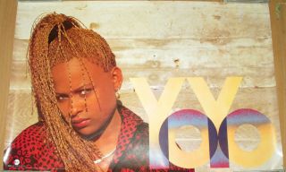 Yo - Yo,  Orig 1991 Eastwest Promotional Poster,  20x30,  Ex,  Hip - Hop,  Old Skool Rap