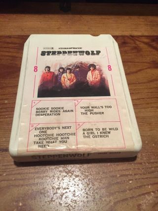 Steppenwolf/ Stereophonic/ Dunhill 8 Track Tape
