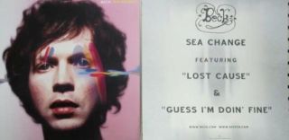 Beck 2002 Sea Change Double Sided Promo Flat/poster Flawless Old Stock