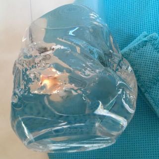 Vintage Daum France Signed Crystal Cylindrical Glass Vase 2