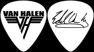 Eddie Van Halen Logo Signature Tour Guitar Pick Picks 5150tour Set Of 4