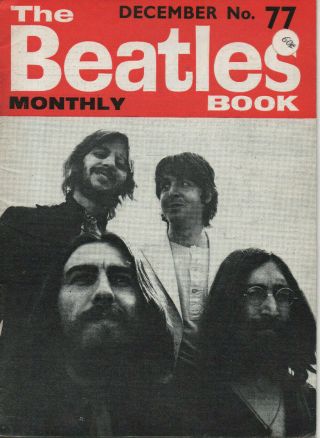 The Beatles Monthly Book 77 December 1969 Group Covers Uk Fan Mag