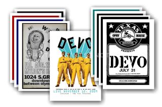 Devo - 10 Promotional Posters - Collectable Postcard Set 2