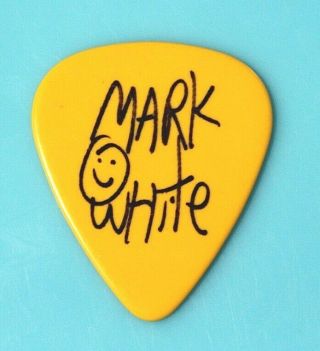 Spin Doctors // Mark White 1991 Concert Tour Guitar Pick // Yellow/Black 2