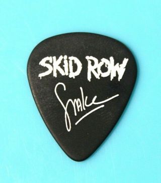 Skid Row // Dave " The Snake " Sabo Concert Tour Guitar Pick // Peavey Black/white