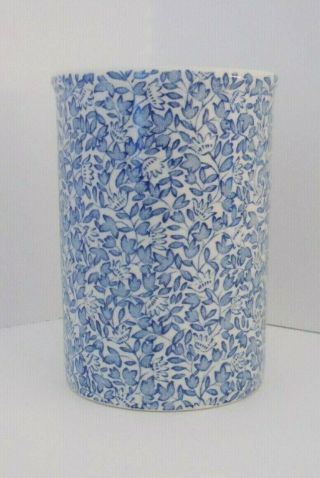 Mason’s Crabtree & Evelyn Blue Floral Ironstone Bathroom Tumbler Mug Cup Vintage