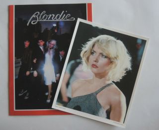 1979 Blondie Fan Club Tour Souvenir Program,  Debbie Harry Picture Deborah Photo