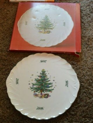 Nikko Happy Holidays 12 - 1/4 " Party Plate (serving Tray)