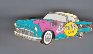 Hard Rock Cafe Pin: Stockholm T - Bird With Pink Guitar Le300