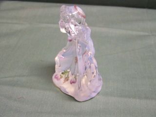 Fenton Hand Painted 95th Anniversary QVC Exclusive Angel Figurine With Sticker 2