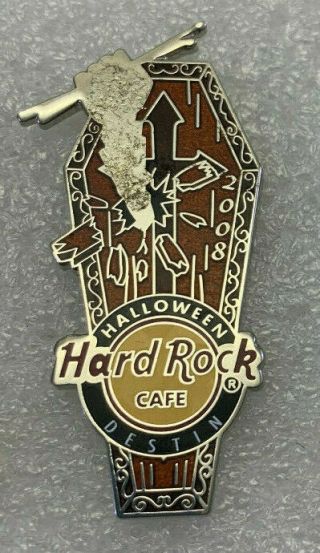 Set of 3 Hard Rock Cafe Halloween Pins.  Destin,  Dubai,  Orlando 2